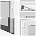 Finestra per Soffitta RISOR 80 x 50 cm PVC e Vetro Antracite - Foto miniatura 7