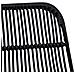 Sgabello da bar 2 pcs Nero 44 x 55 x 109 cm Rattan e acciaio - Foto miniatura 7