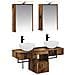 Set di Armadi da Bagno 5 pcs Legno antico 43 x 16 x 62,5 cm - Foto miniatura 1