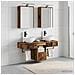 Set di Armadi da Bagno 5 pcs Legno antico 43 x 16 x 62,5 cm - Foto miniatura 2