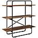 Libreria 3 livelli 100 x 35 x 105 cm PB Legno di quercia - Foto miniatura 1
