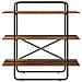 Libreria 3 livelli 100 x 35 x 105 cm PB Legno di quercia - Foto miniatura 3