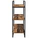 Libreria 3 livelli 100 x 35 x 105 cm PB Legno di quercia - Foto miniatura 4