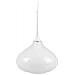 Lampadario Moderno In Vetro 1mt E27 Elegant Stylish Sleek White Glass Ø285mm Mod. Vt-7281 Sku: 3884 Trasparente - Foto miniatura 1