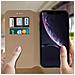 Custodia Iphone Xr Custodia A Libro Porta-carte Funzione Supporto - Oro - Foto miniatura 3