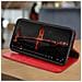 Custodia Galaxy S10 Plus Pelle Portafoglio Funzione Stand - Rosso - Foto miniatura 4