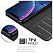 Custodia Compatibile Con Apple Iphone 11 Pro (xi Pro) In Nero Carbone - Coperchio Protettiva Con Chiusura Magnetica, Funzione Stand E Tasca Per Le Carte - Foto miniatura 5