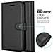 Custodia Compatibile Con Apple Iphone 11 Pro (xi Pro) In Nero Carbone - Coperchio Protettiva Con Chiusura Magnetica, Funzione Stand E Tasca Per Le Carte - Foto miniatura 6