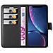 Custodia Compatibile Con Apple Iphone 11 Pro (xi Pro) In Nero Carbone - Coperchio Protettiva Con Chiusura Magnetica, Funzione Stand E Tasca Per Le Carte - Foto miniatura 7