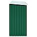 Capannone da Giardino in Acciaio Zincato 330x84x152cm Verde - Foto miniatura 4