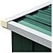 Capannone da Giardino in Acciaio Zincato 330x84x152cm Verde - Foto miniatura 5