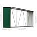 Capannone da Giardino in Acciaio Zincato 330x84x152cm Verde - Foto miniatura 6