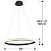 Lampada A Sospensione A Led Integrata, Nero Sabbiato - Foto miniatura 8