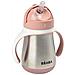 Bicchiere Con Cannuccia In Acciaio Inossidabile 250 Ml - Rosa Antico - Foto miniatura 3