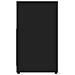 Mobile da Bagno Nero 60x33x61 cm in Legno Multistrato - Foto miniatura 6