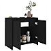 Mobile da Bagno Nero 60x33x61 cm in Legno Multistrato - Foto miniatura 8