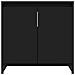 Mobile da Bagno Nero 60x33x61 cm in Legno Multistrato - Foto miniatura 10