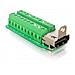 Adapter HDMI female > Terminal Block 20pin 20pin cavo di interfaccia e adattatore - Foto miniatura 1