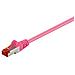 B-FTP6015PI, RJ-45, RJ-45, Maschio / maschio, Cat6, F / UTP (FTP) , Rosa - Foto miniatura 1