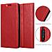 Custodia Compatibile Con Sony Xperia 1 Ii (2. Version) In Rosso Mela - Coperchio Protettiva Con Chiusura Magnetica, Funzione Stand E Tasca Per Le Carte - Foto miniatura 6