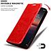 Custodia Compatibile Con Sony Xperia 1 Ii (2. Version) In Rosso Mela - Coperchio Protettiva Con Chiusura Magnetica, Funzione Stand E Tasca Per Le Carte - Foto miniatura 7