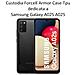 Custodia Armor Case Tpu Cover Per Samsung Galaxy A02s A025 Black - Foto miniatura 2