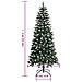 Albero Di Natale Artificiale Con Base Verde 150 Cm Pvc - Foto miniatura 5