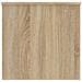 Tavolino Rovere Sonoma 102x55,5x52,5 Cm In Legno Multistrato - Foto miniatura 4