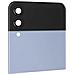 Copribatteria Superiore Originale Z Flip4 Con Schermo Esterno Blue - Foto miniatura 1