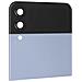 Copribatteria Superiore Originale Z Flip4 Con Schermo Esterno Blue - Foto miniatura 5