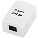 Presa Di Superficie Lanberg Con 1 X Rj45 Cat. 5e Utp Non Schermato - Foto miniatura 1