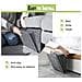 Borsa Portaoggetti In Feltro Per Letto/divano Darkgrey - Foto miniatura 7