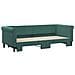 Divano Letto Con Letto Estraibile Verde Scuro 80x200cm Velluto - Foto miniatura 3