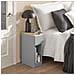 Comodino Con Cassetto Per Letto A Molle 20x60x35 Cm Sobuy Grigio Fbt111-hg - Foto miniatura 3