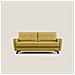 Callisto Divano letto matrimoniale in tessuto morbido impermeabile T02 208 cm (mat. 160x197) giallo - Foto miniatura 3