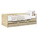 Divano Letto Con Cassetti Senza Materasso 90x200 Cm - Foto miniatura 2