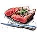 Set 4 Coltelli per Bistecca Carne e Pesce Affilati Organizer Astuccio in Legno - Foto miniatura 3