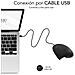Mouse Universale Mano Destra USB tipo A Ottico 1600 DPI Colore Nero - Foto miniatura 3