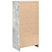 Armadio con Cassetto Grigio Cemento 55,5x34x119,5 cm Truciolato - Foto miniatura 8