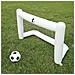 Porta Da Calcio Gonfiabile E Pallone. 160x105 Cm. 160x80x105 Cm. Colore Bianco - Foto miniatura 5