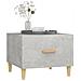 Tavolini Salotto 2pz Grigio Cemento 50x50x40 Legno Multistrato - Foto miniatura 4
