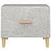 Tavolini Salotto 2pz Grigio Cemento 50x50x40 Legno Multistrato - Foto miniatura 6