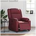 Poltrona Reclinabile Elettrica Rosso Vino in Similpelle - Foto miniatura 2