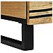 Tavolino da Caffè 80x54x40 cm Legno Massello di Mango - Foto miniatura 8