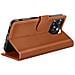 Custodia A Portafoglio Per Iphone 16 Pro Funzione Supporto E Linguetta Magnetica, Marrone - Foto miniatura 4