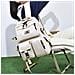 Zaino Casual Versatile Per Studenti - Grande Capacità, Spallacci Imbottiti Beige - Foto miniatura 5