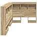 Testata contenitore rovere sonoma 75 cm Legno multistrato - Foto miniatura 6