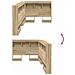 Testata contenitore rovere sonoma 75 cm Legno multistrato - Foto miniatura 9