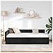 Cornice del letto ad angolo Altro con testiera Nero 90 x 190 cm - Foto miniatura 4
