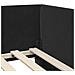 Cornice del letto ad angolo Altro con testiera Nero 90 x 190 cm - Foto miniatura 8